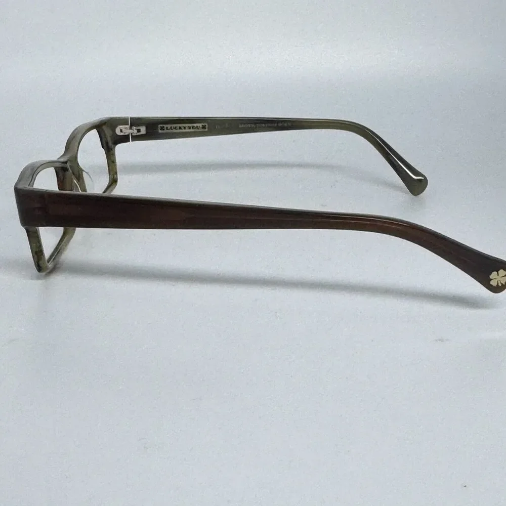 LUCKY BRAND “TURNER” Eyeglasses Frame‎ Brown Tortoise Horn H1531
